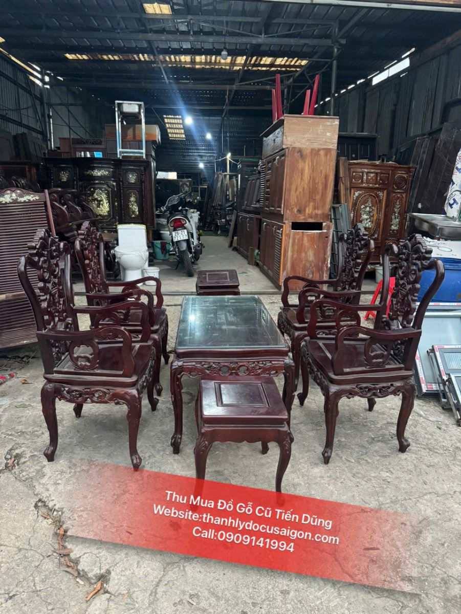 Thanh Lý Bàn Ghế Gỗ Cũ Quận 8