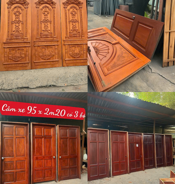 Cửa Gỗ Cũ Giá Rẻ TPHCM